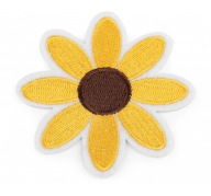 Nažehľovačka Thermo Applique Flower žltá výšivka /2889