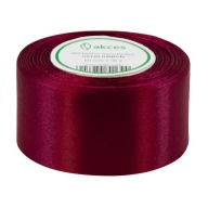 Saténová stuha 50mm 5cm 50mm 5cm bordová 32m stuha