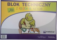 Technický blok A3 s farebnými kartami 1 ks