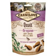 CARNILOVE SNACK ČERSTVÉ MÄKKÉ PREPELICE + OREGANO POMÔCKA PRE PSY PREPELICE 200g