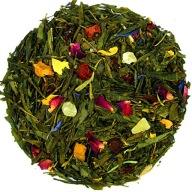 ZELENÝ ČAJ Sencha Millenium MANGO ruža 100g