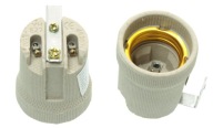 Keramický držiak lampy LH-E27 S MONTÁŽNOU PLATŇOU
