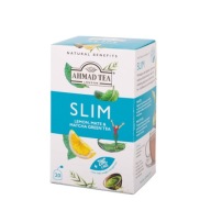 Ahmad Tea Slim čaj na chudnutie Citrón, Maté a Matcha 20 vrecúšok