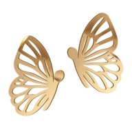 Butterfly side topper Butterflies 2 ks Zlaté plexisklo
