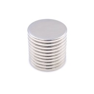 VALEC NEODYMOVÝ MAGNET 10x1 mm SILNÝ, okrúhly, kotúčový, HUNTER - 10 KS
