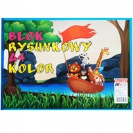 Farebný blok na kreslenie A4 1 ks.