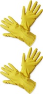 Latexové rukavice pre domácnosť Zosia Gosposia, veľkosť S, 1 pár, žlté x 2