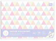 FAREBNÝ PAPIER A5 BLOK NA ZÁPISNÍK 10 PASTELOVÝCH LISTOV
