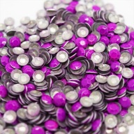 Kovové termo trysky na oblečenie Neon Purple 3mm 100