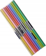 Krčený hodvábny papier 10 farieb 200 cm x 50 cm Pastel