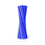 PAPIEROVÉ SLAMKY NA NÁPOJE 19CM NAVY 10KS