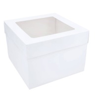 Cake Box Dekoratívne balenie s okienkom Kartónová torta pre hostí
