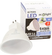 LED žiarovka 8W G5.3 MR16 65W studená 12V AC DC