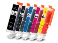 5X ATRAMENT PRE PGI-570 PGI570 CLI571 PRE CANON PIXMA MG5750 MG6850 MG7750 TS5050