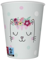 PAPIEROVÝ ŠÁLK Smiling CAT 250ml 8 ks