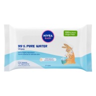 NIVEA Baby biologicky odbúrateľné vlhčené obrúsky 99% Pure Water 57 ks