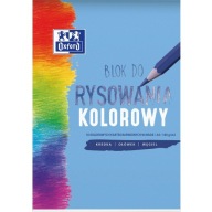 Farebný blok na kreslenie A4 10 listov 100g/m2 OXFORD