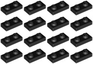 LEGO PLATE 3023 1x2 čierna NOVINKA (6g) 16 ks.