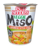 Veggie Miso Cup Noodles instantné rezance 67g Nissin