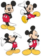 NÁLEPKY MICKEY MOUSE NA OKNO, ZRKADLO, OKNO