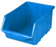 Veľký modrý úložný kontajner Ecobox