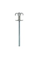 Strieborné rozpínacie nity 3,2x12mm na mäkké materiály