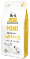 Brit Care Mini Hair & Skin bez obilnín 400 g