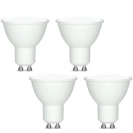 4x LED ŽIAROVKA SMD CCD NEBLIKAJÚCA GU10 10W 800lm 6000K STUDENÁ BIELA
