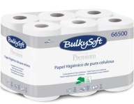 Toaletný papier BulkySoft Premium 2 vrstvy, neparfumovaný, biely, 12 roliek