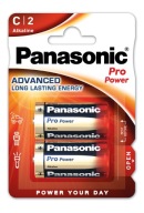Alkalické C batérie Panasonic Pro Power 2 ks.