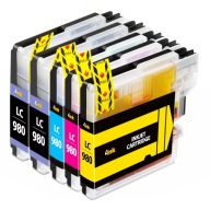 5x LC980 ATRAMENT PRE BROTHER DCP-145C 165C 195C 375CW