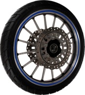 REFLEXNÉ NÁLEPKY NA KOLESÁ, RÁFKY, MOTORKY MODRÁ