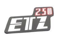 Samolepky MZ ETZ 250 kryty, bočné kryty