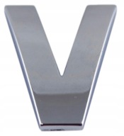 CHROME PÍSMENO V V K9U42 ZNAK PÍSMEN