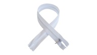 KRYTÝ Zips, NEODDELITEĽNÁ SIEŤKA #3 40cm Biela