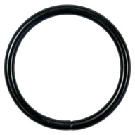 Prsteň KOVOVÝ 40 mm ČIERNA
