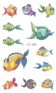 Umývateľné tetovanie pre deti FISH EC061