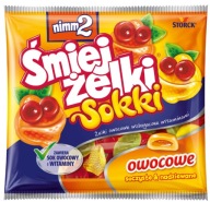 NIMM2 ŚMIEJŻELKI SOKKI 90G plnené ovocné želé fazuľky