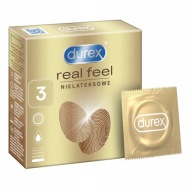 DUREX REAL FEEL Nelatexové kondómy 3 ks
