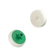 HUBKA TVRDÁ LEŠTIACA MINI PODLOŽKA BIELA ​​80mm M14 LEŠT