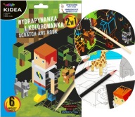 MINECRAFT Hra na vyfarbenie Scratch s bambusovým stylusom Kidea