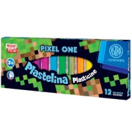 Školská plastelína 12 farieb ASTRA Pixel one