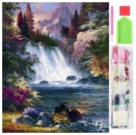 DIAMANTOVÁ VÝŠIVKA MOZAIKA DIAMANTOVÁ MALIARSKÁ SADA 5D 30X40CM