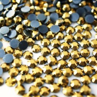Thermojet Zirconia Crystals Gold 2mm 1000 ks
