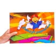 Zošit z farebných samolepiacich papierov A4 KRES