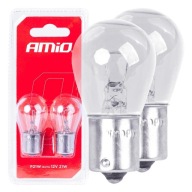 P21W halogénové 12V autožiarovky AMiO 2 ks.
