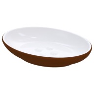 IKEA EKOLN Miska na mydlo, kamenina, hnedá