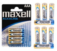 Maxell Alkaline LR03 AAA 1,5V Napájanie x 12 batérií