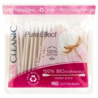 Vatové tyčinky Cleanic Pure 160 ks.