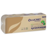 Lucart EcoNatural 10 - Toaletný papier, 2W, Fiberpack celulóza - 10 kotúčov